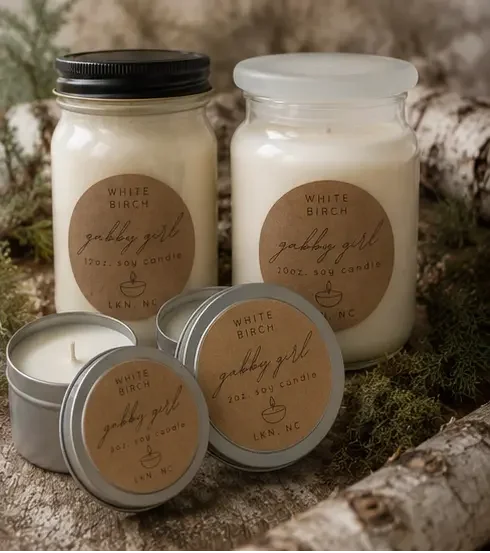 White Birch Scented Candle