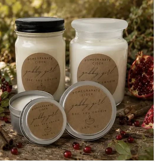Pomegranate Cider Scented Candle