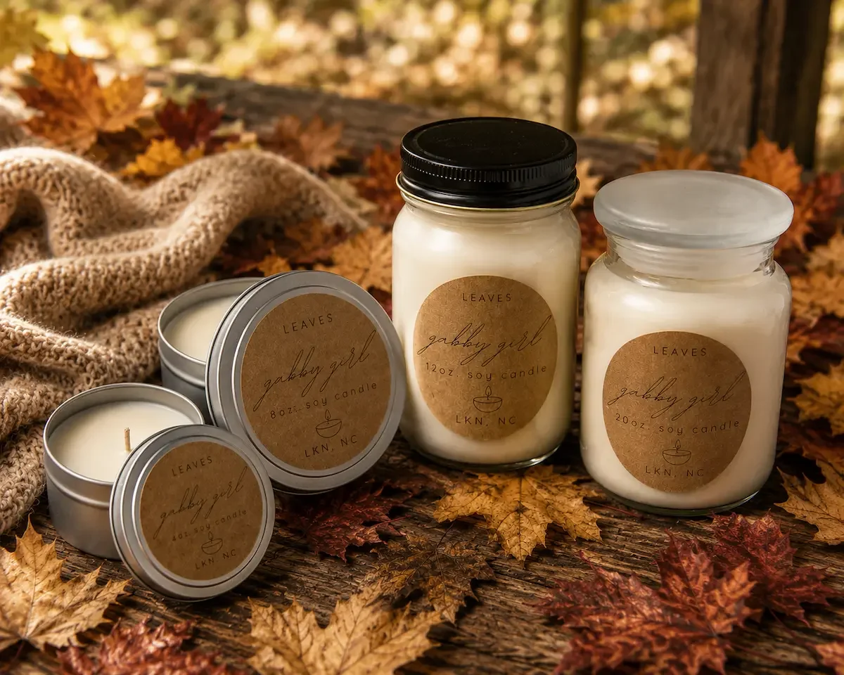 Leaves Scented Candle