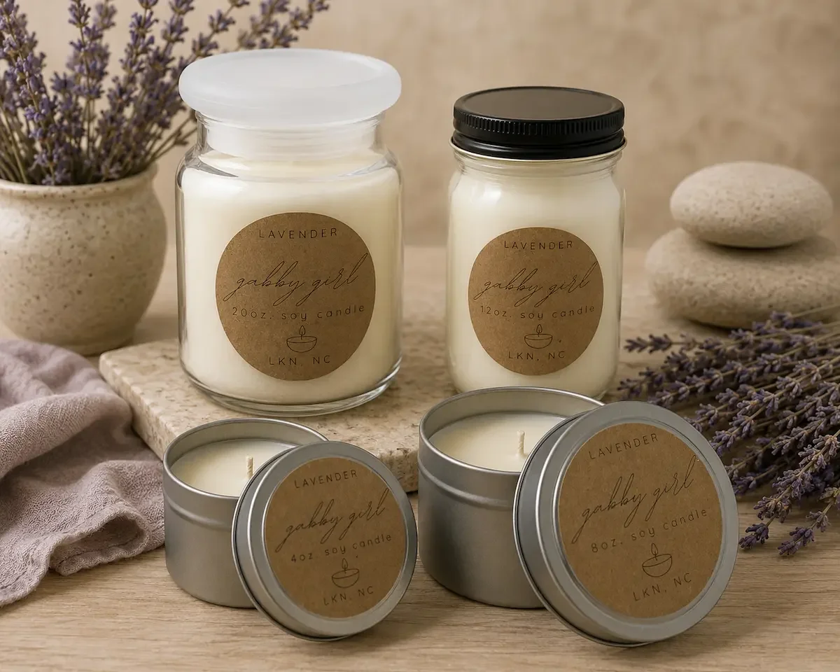 Lavender Scented Candle