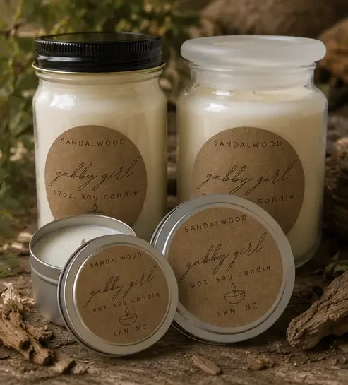 Sandalwood Scented Candle