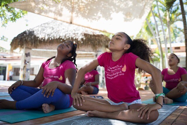 2022 is the 5th year of Yoga Effect funded classes at the Mariposa DR Center for Girls in Cabarete Dominican Republic 🧘🏽🧘🏽&zwj;♀️❤️
