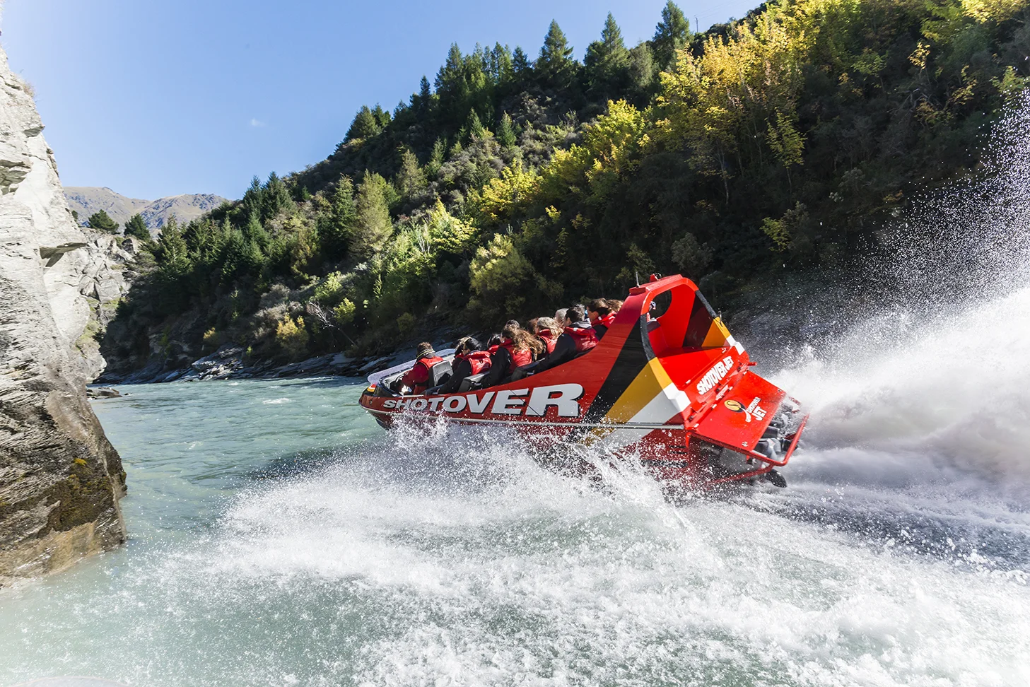 A wash of bracing river water slaps you in the face and back to reality.