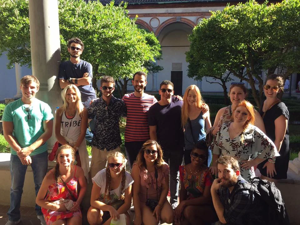 Michaela with her Atlantis cohort in Milan, Italy.