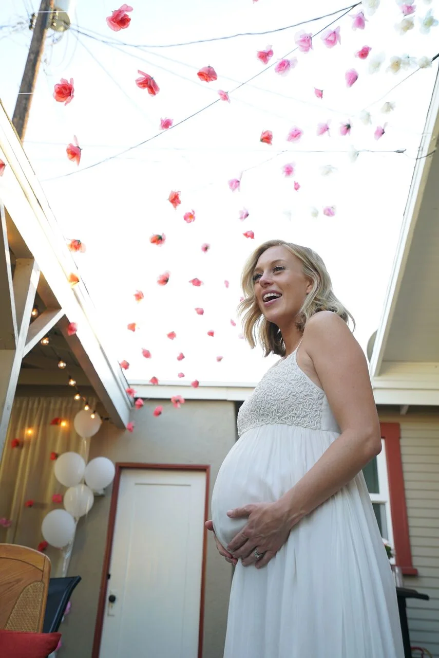 A Boho Backyard Baby Shower