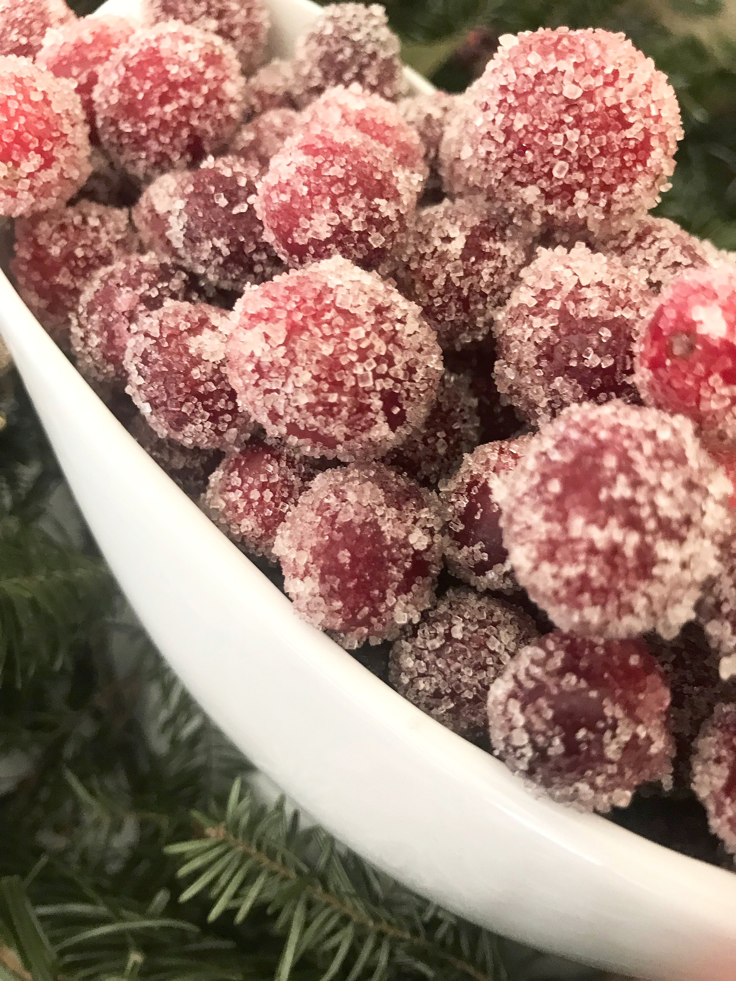 Sugar Coated Cranberries