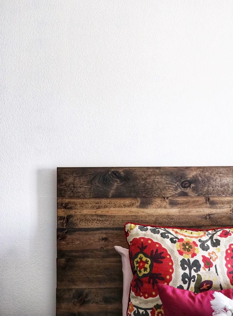 Easy Wooden Headboard