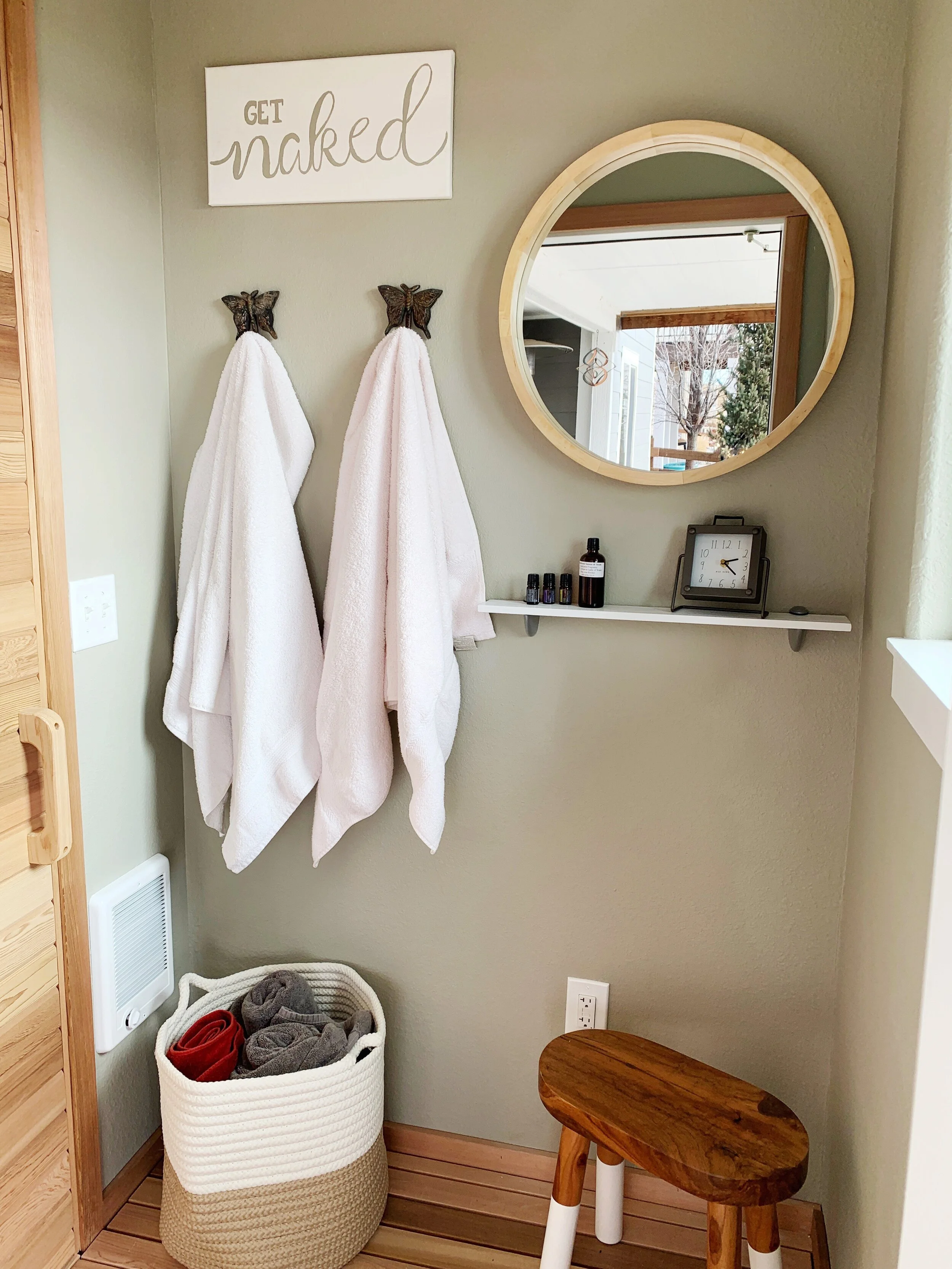 Make a Sauna Sign for a Home Sauna