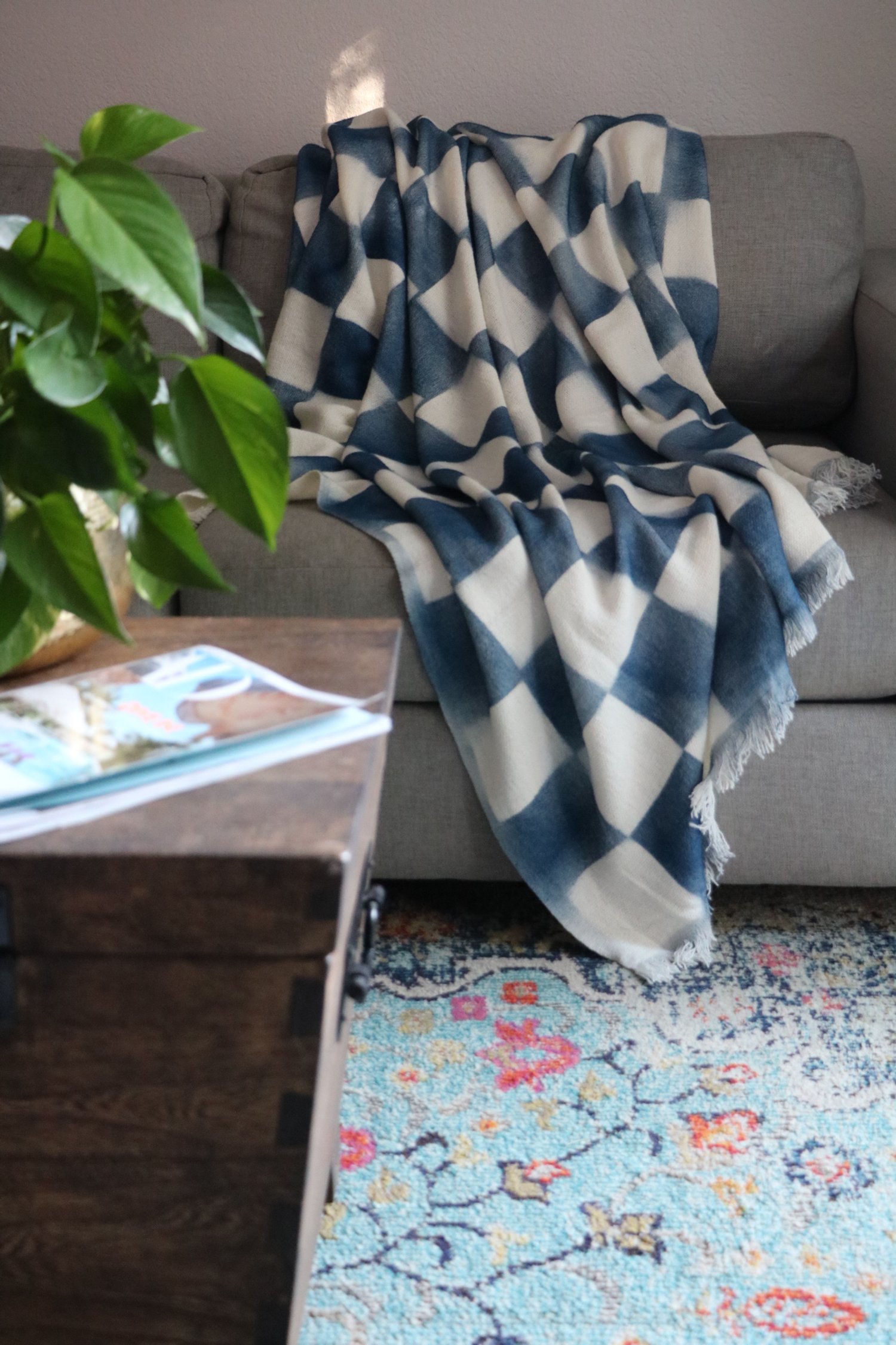 Checkered Blanket Trend Hack — DIY DARLING