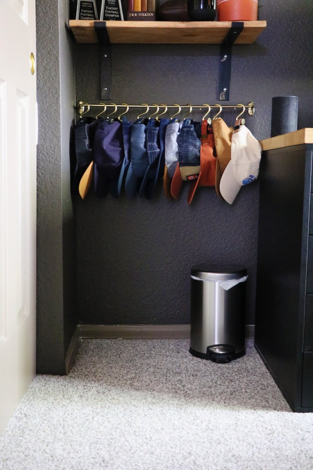 Baseball Hat Storage — DIY DARLING