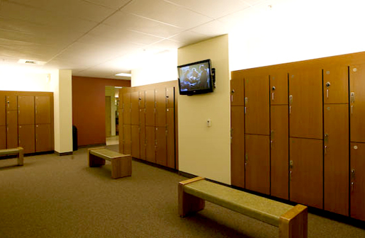 locker room