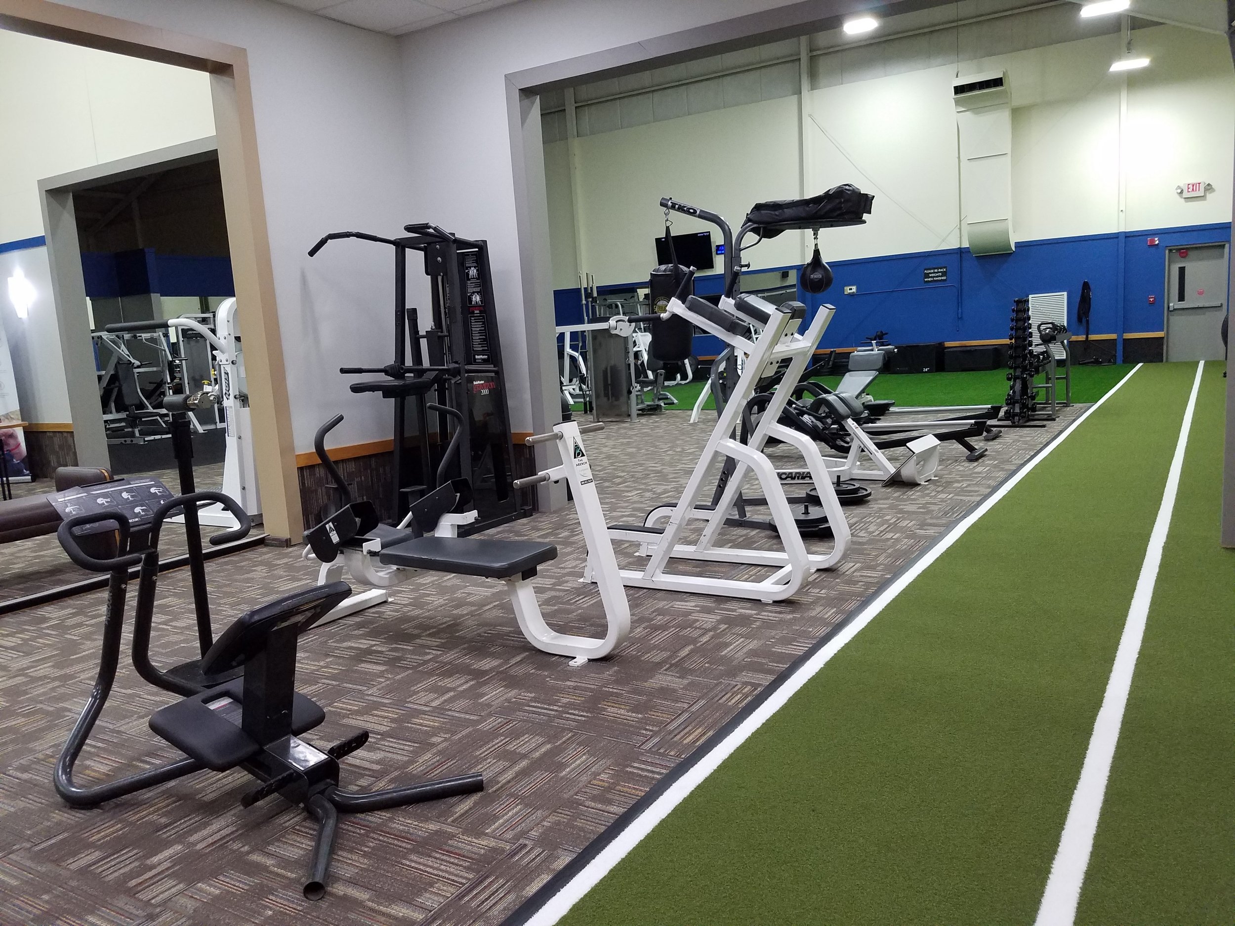 equipment in recreation center