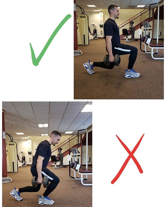 Training Tip: We love lunges! Remember to keep your knees at around 90&deg; and you back vertical. 
#FitnessSafetyTips #WeLoveLunges #Healthtrax #FitForLife