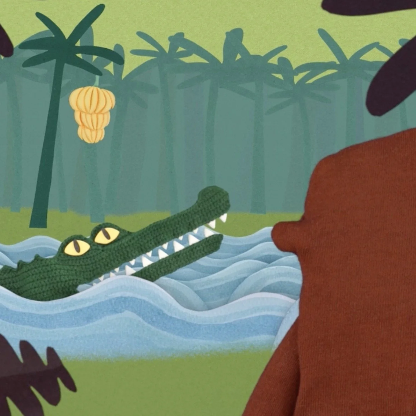 Monkey and Crocodile