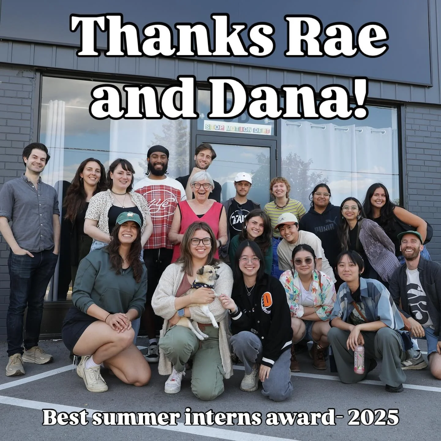We had a crew and friends screening last Friday to celebrate Dana and Rae- our summer Sheridan co-op students who both contributed a lot of amazing work to the current film we&rsquo;re making with @taqqutproductions. Can&rsquo;t wait for everyone to 