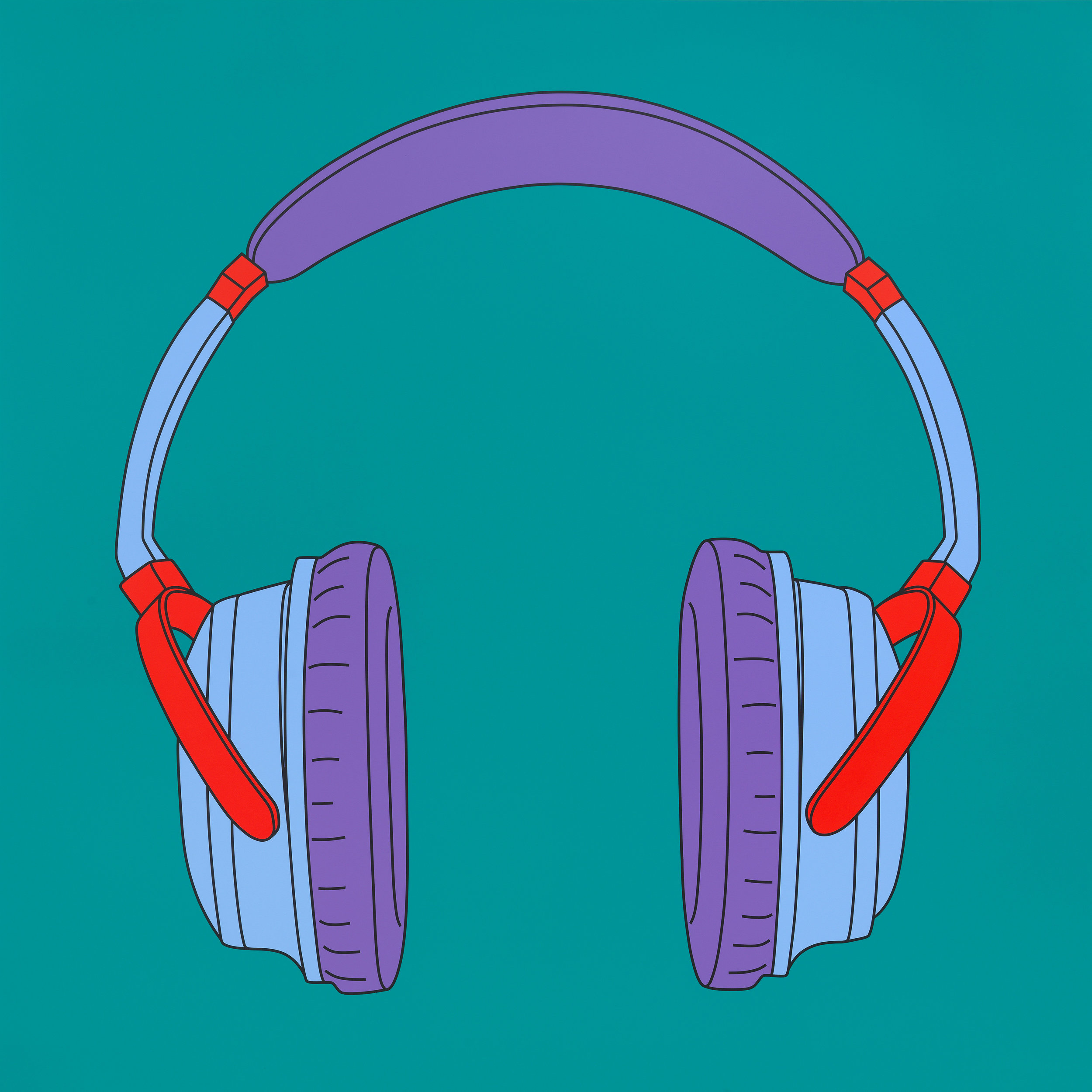 Michael Craig-Martin, Untitled (headphones), 2014.jpg