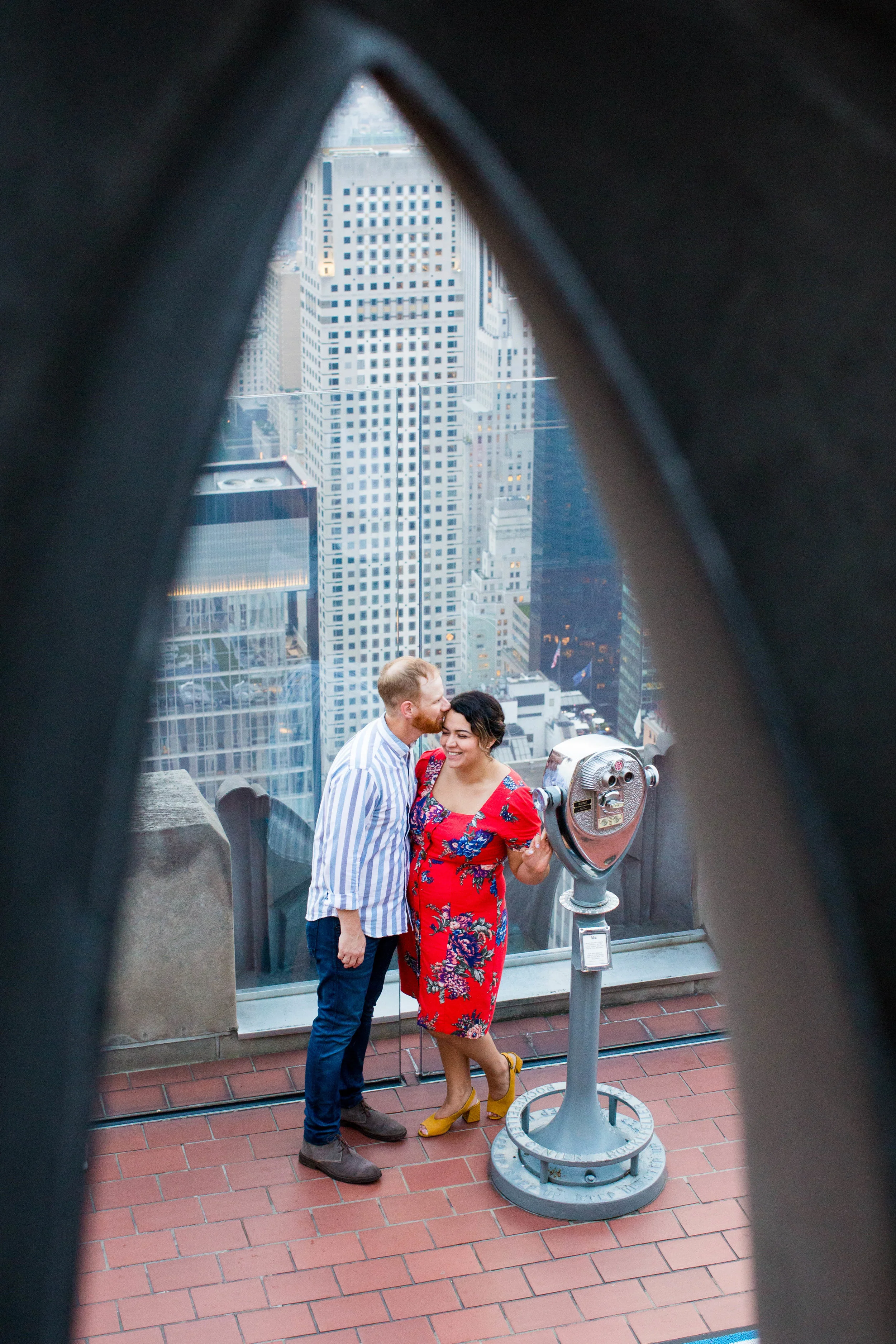 Aleshia & Gene Engagement Shoot:  Top of the Rock & Times Square