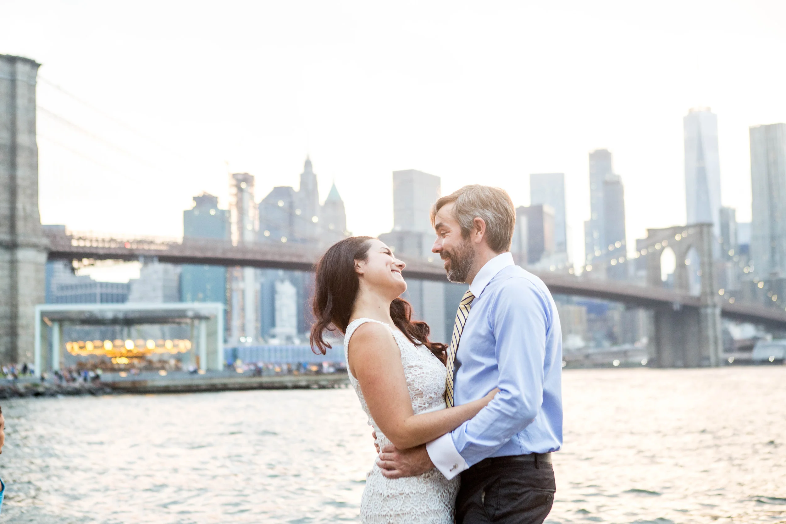 April & Andy: DUMBO Engagement Shoot