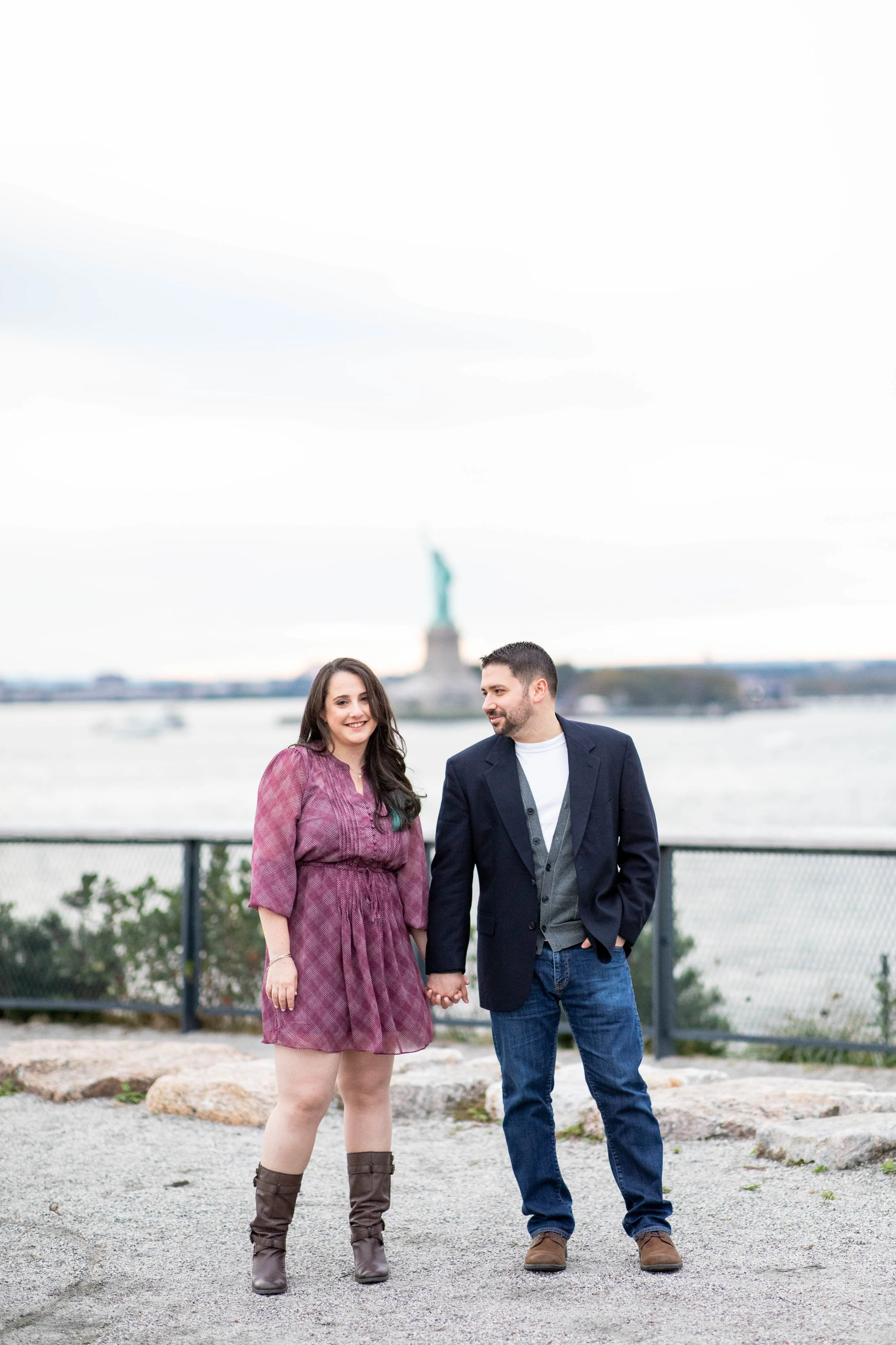 Shaina &amp; David's Governors Island Engagement Shoot