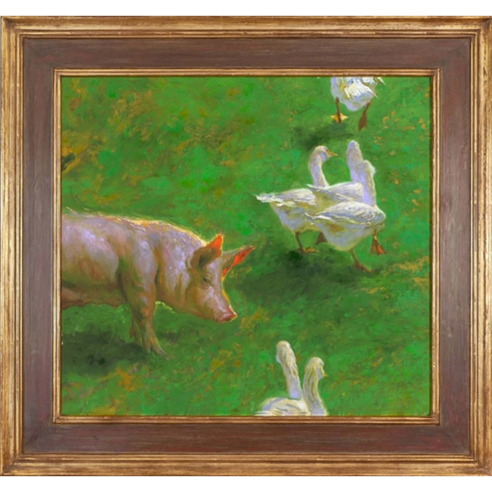 J Wyeth, Goose Crossing_framed.png