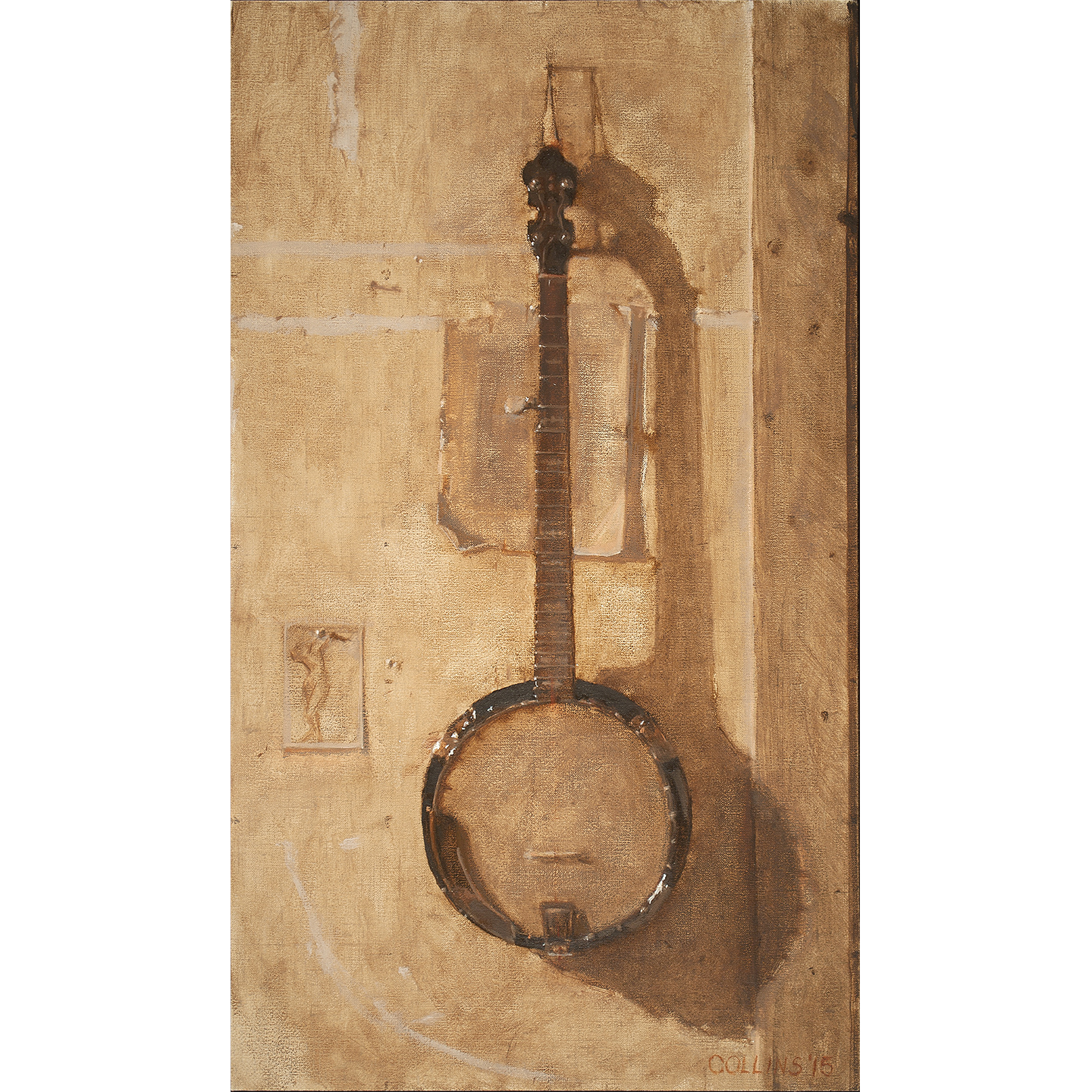 Study for Banjo with Drawing