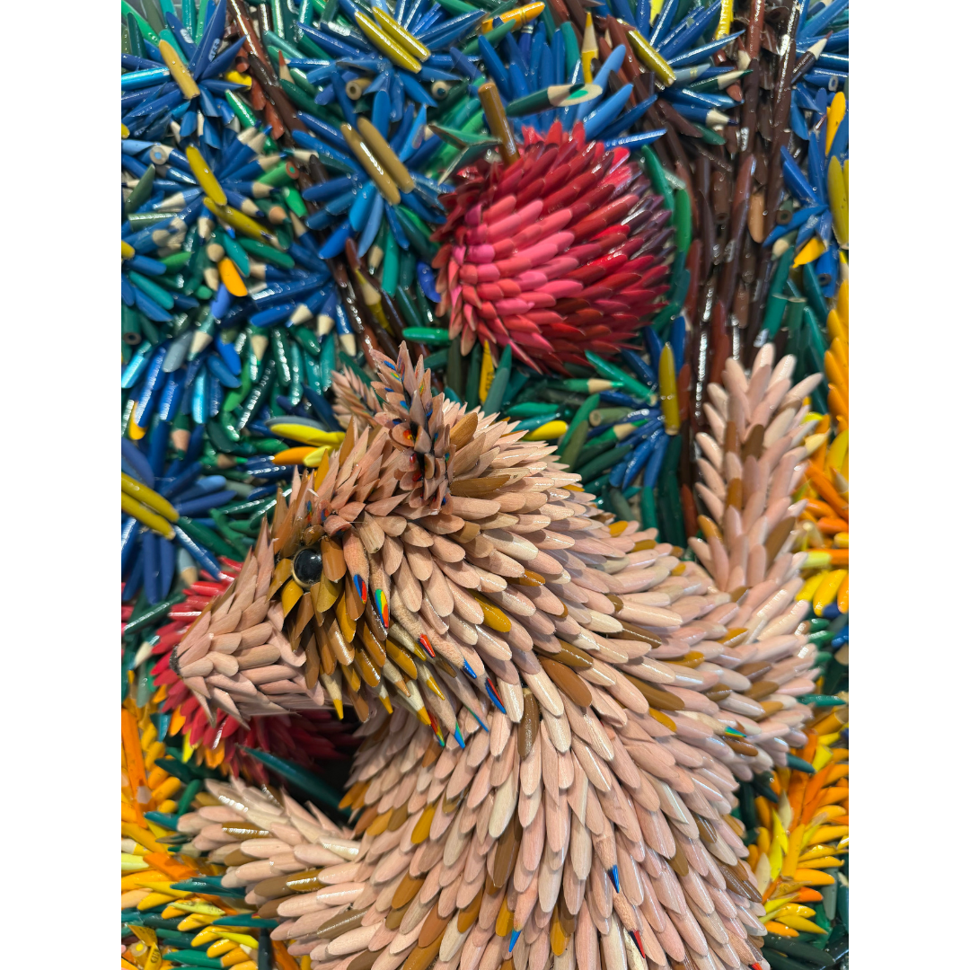 Federico Uribe, Raccoon in Flowers, 2026_5.png