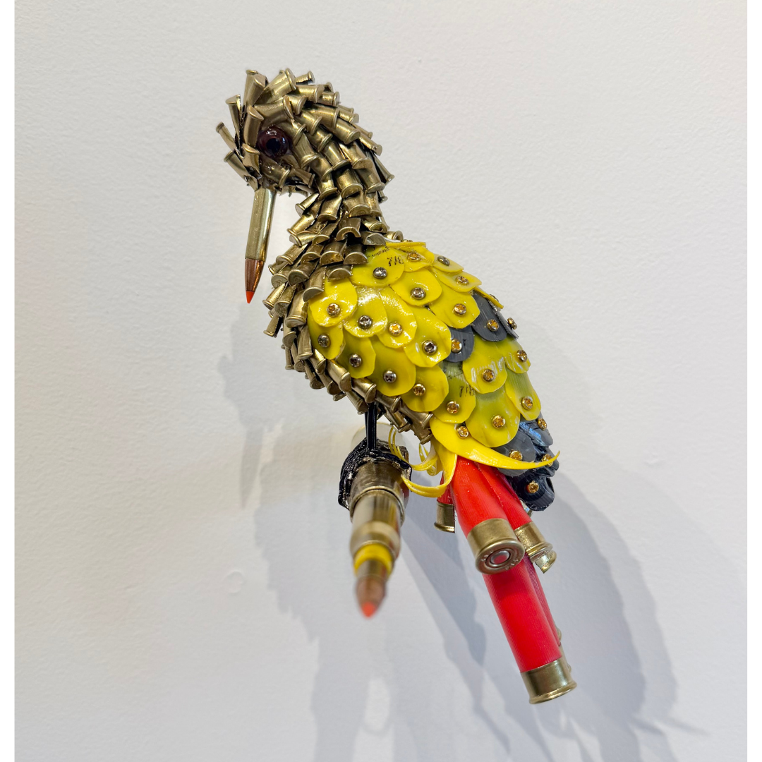 Federico Uribe, Yellow and Red Heron, 2026.png