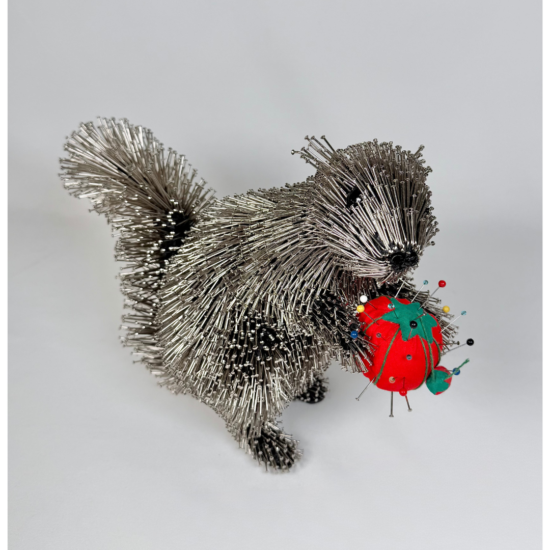 Federico Uribe, Squirrel Holding a Pin Cushion, 2026.png