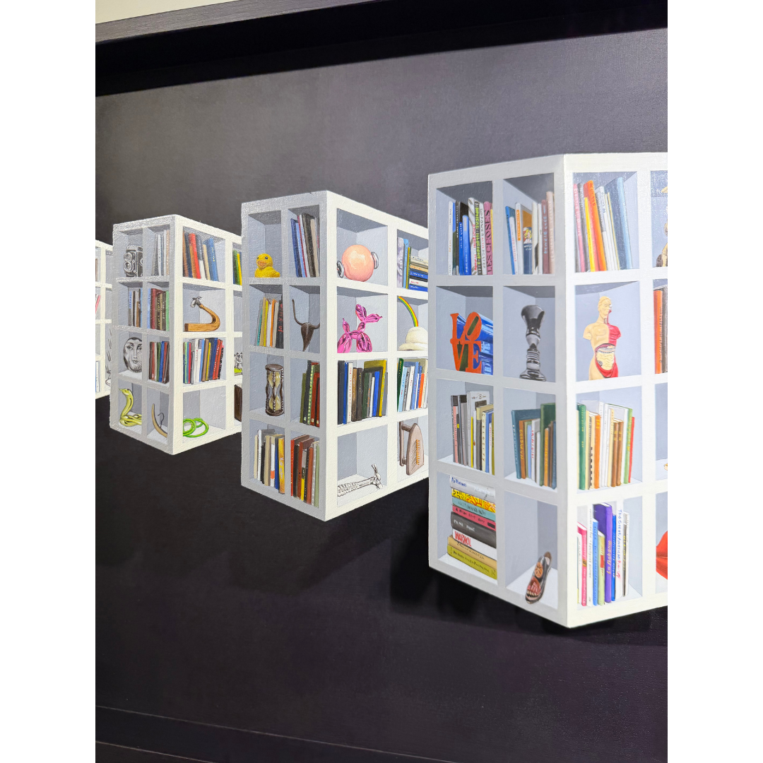 Patrick Hughes, Shelf Contained, 2026_3.png