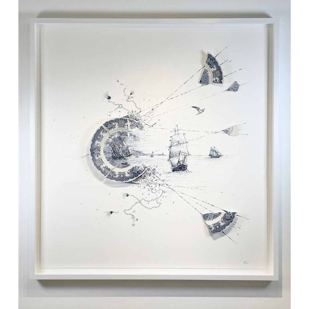 Rob Strati, Sailing Ships with Wanderer and Gulls, 2025.png