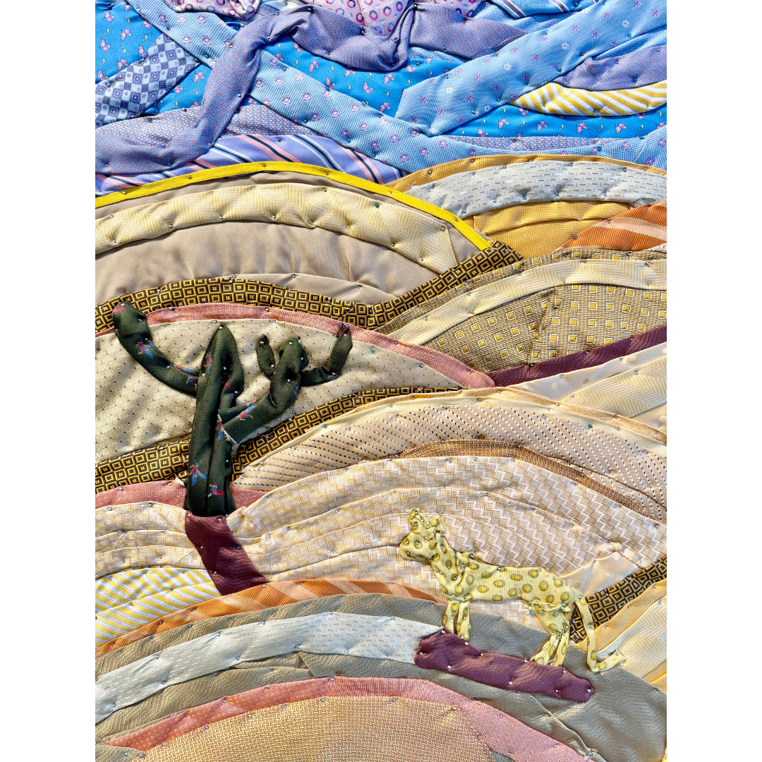 Federico Uribe, Desert Sun (Necktie Landscape) 6.png