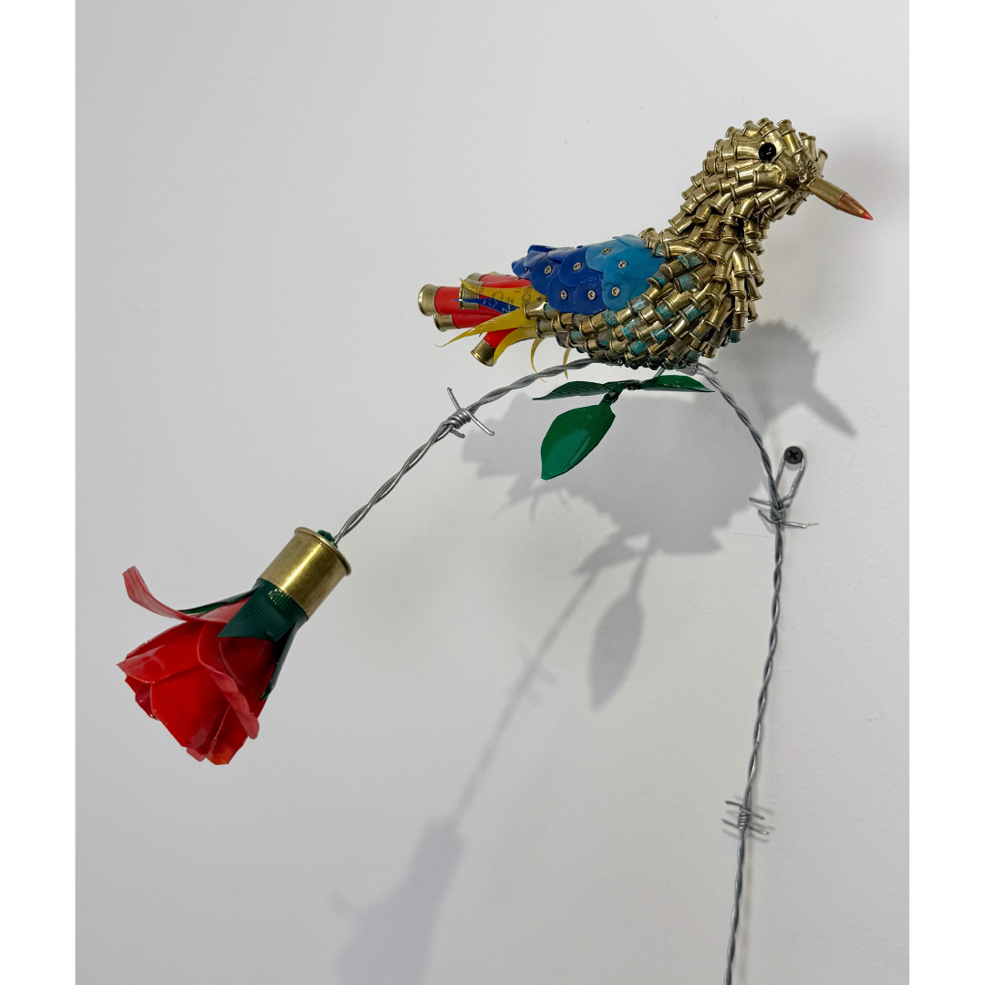 Federico Uribe, Bird Perched on a Rose, 2026.png