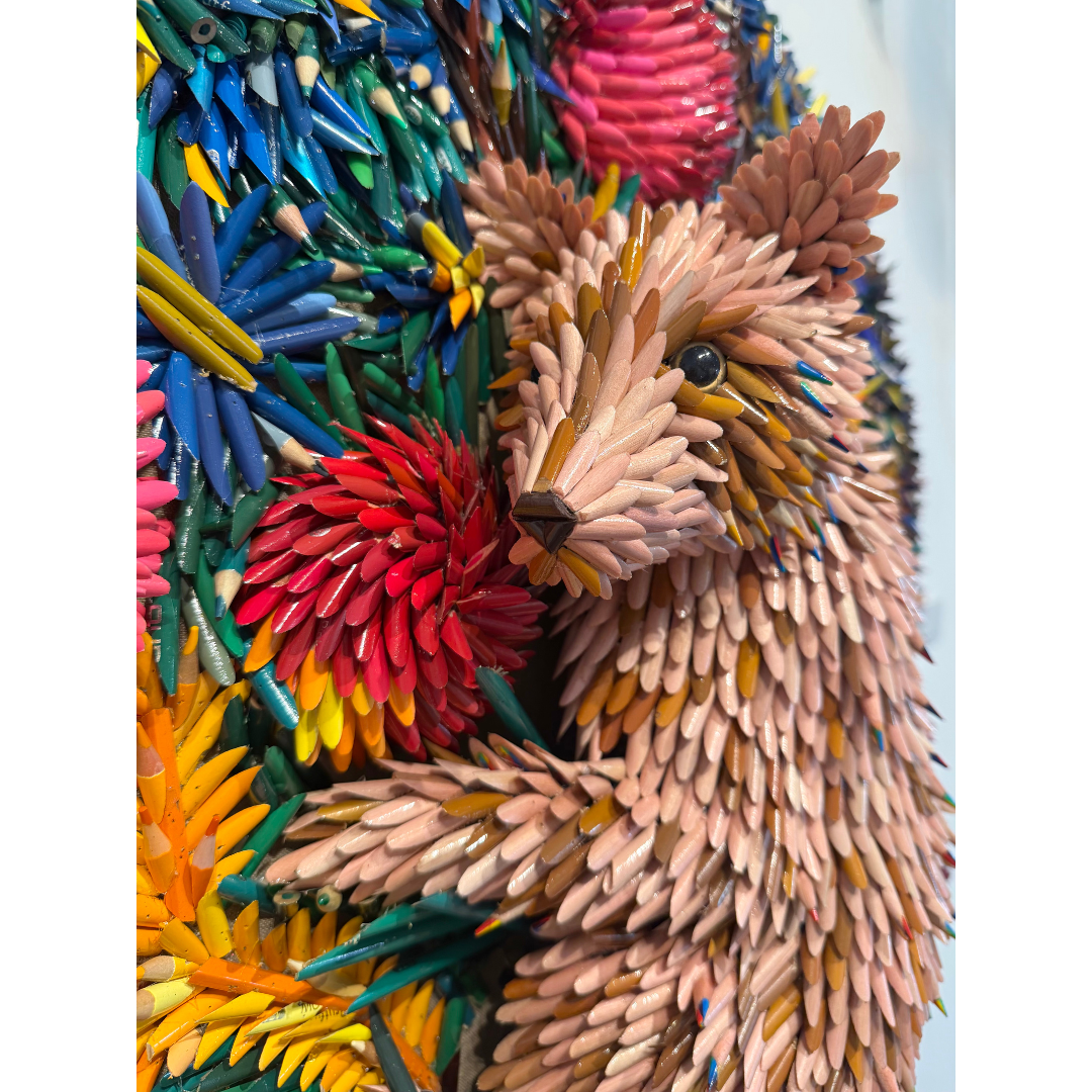 Federico Uribe, Raccoon in Flowers, 2026_6.png