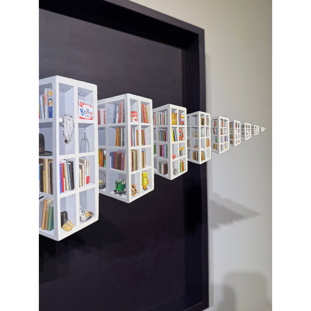 Patrick Hughes, Shelf Contained, 2026_4.png