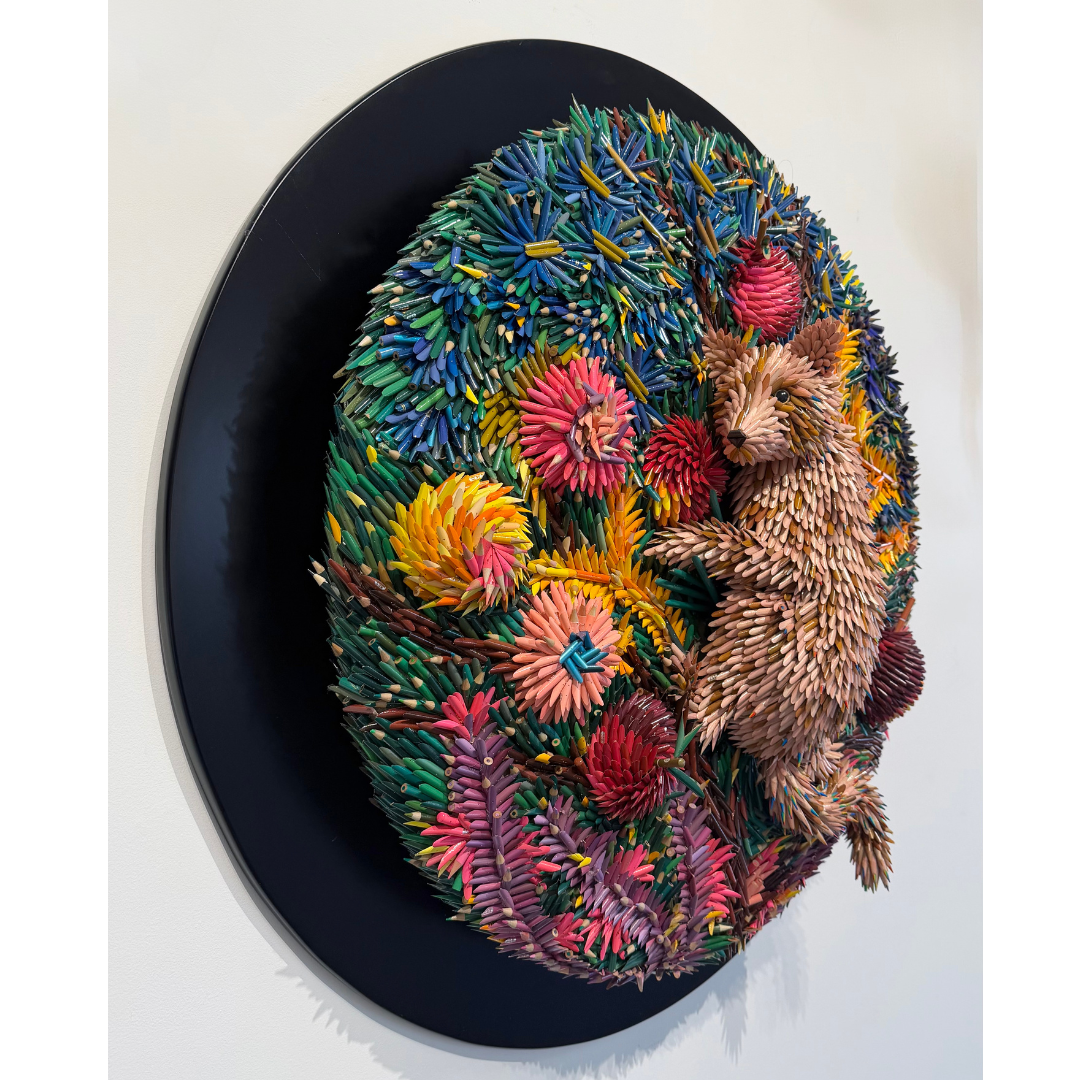 Federico Uribe, Raccoon in Flowers, 2026_2.png