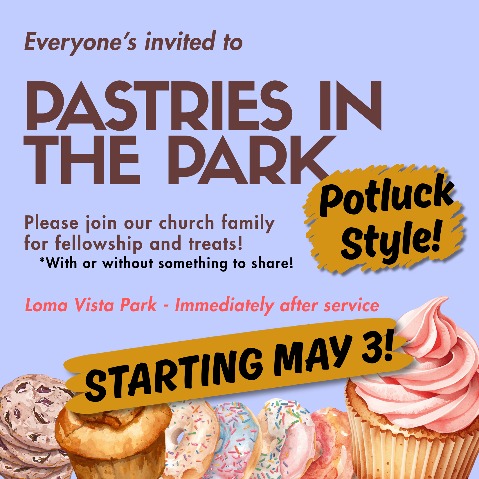 Pastries in the Park