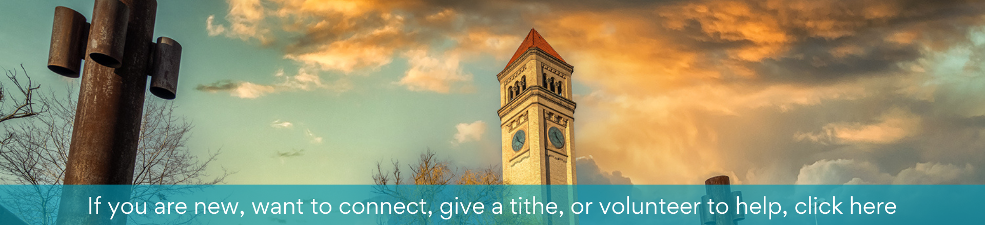 If you are new, want to connect, give a tithe, or volunteer to help, click here