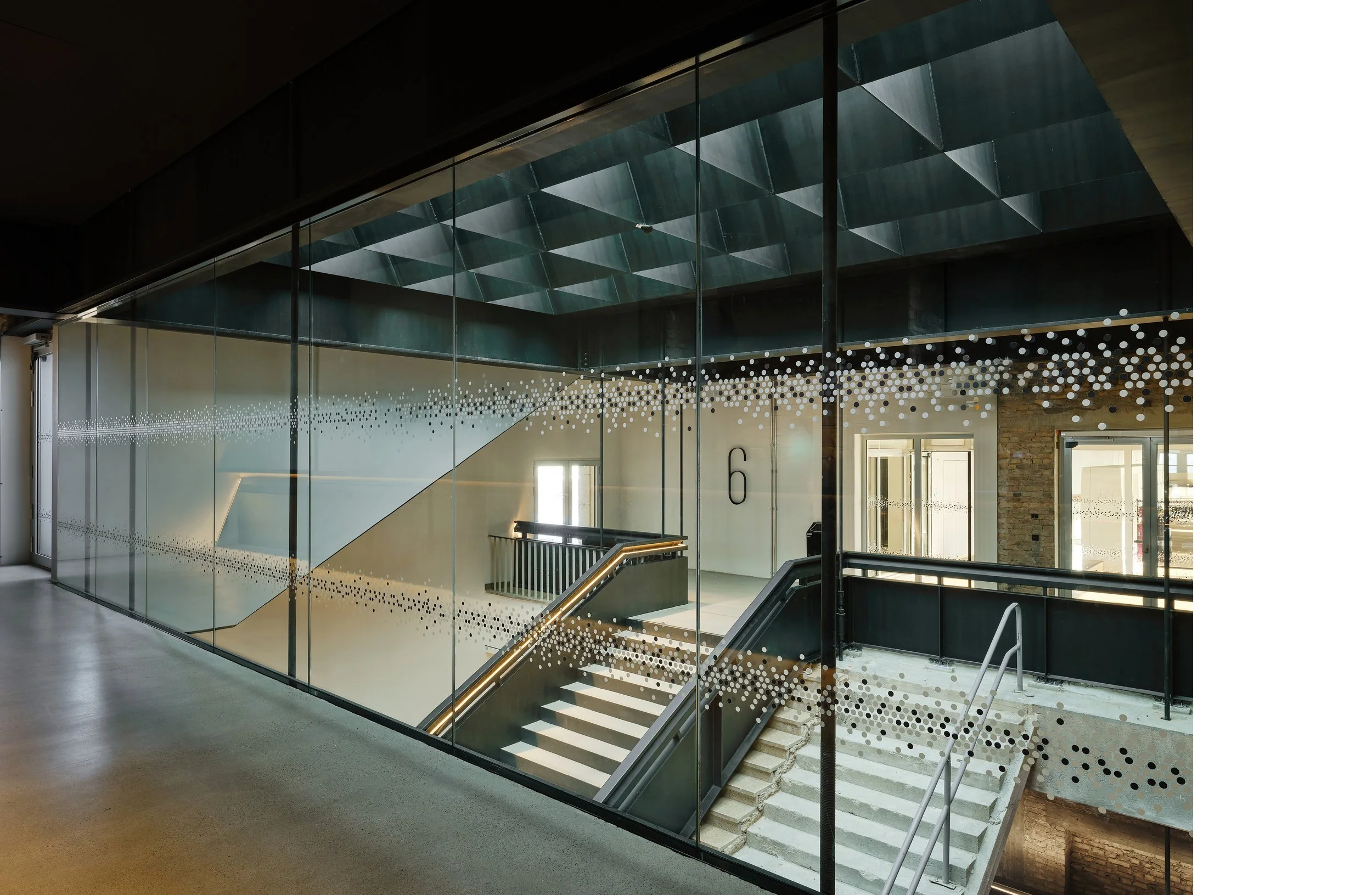 Architectural photography of the THF Tower in Berlin by Christoph Musiol