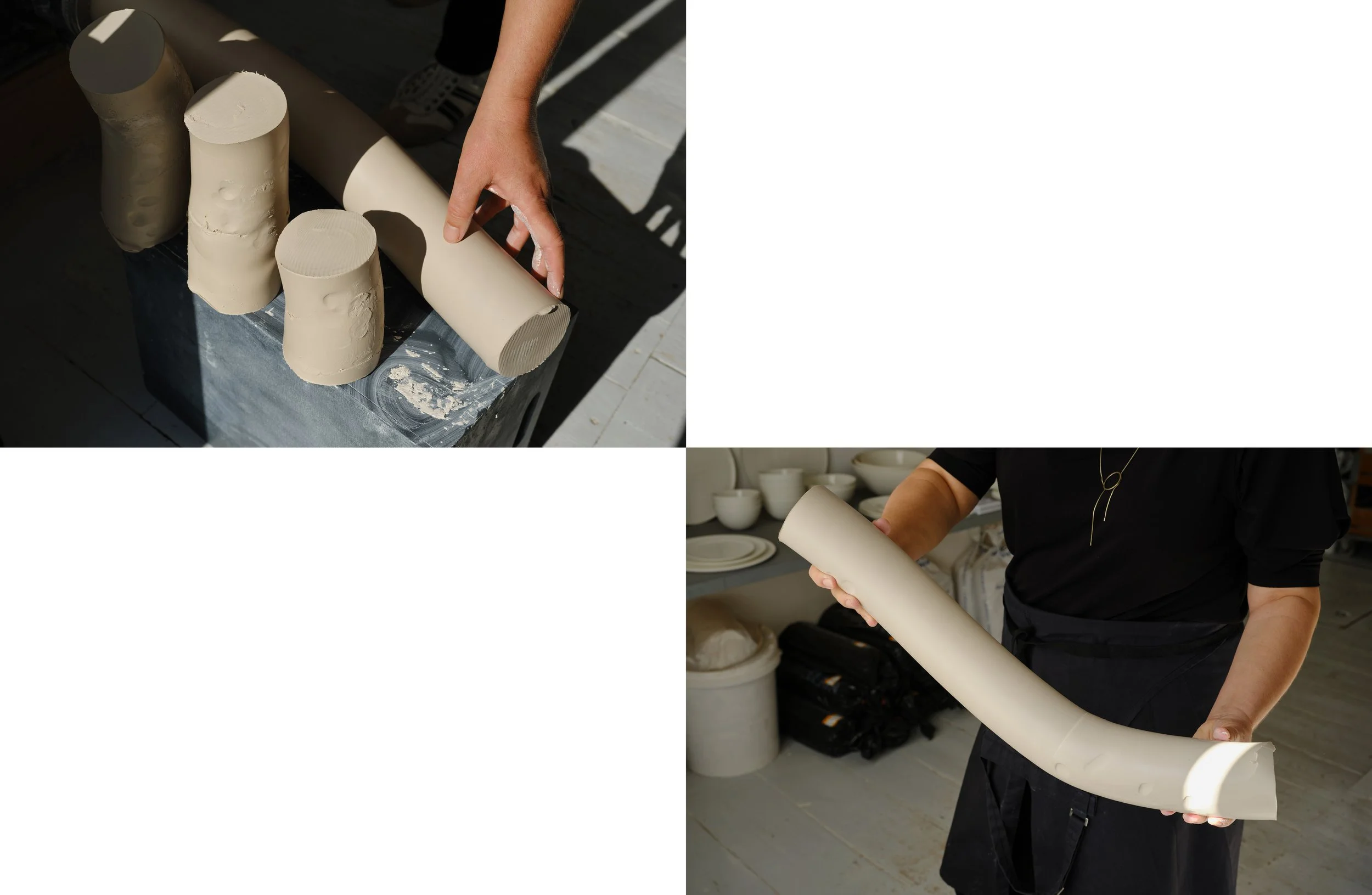 Portrait photography of designer Claudia Schoemig in her studio in Berlin by Christoph Musiol