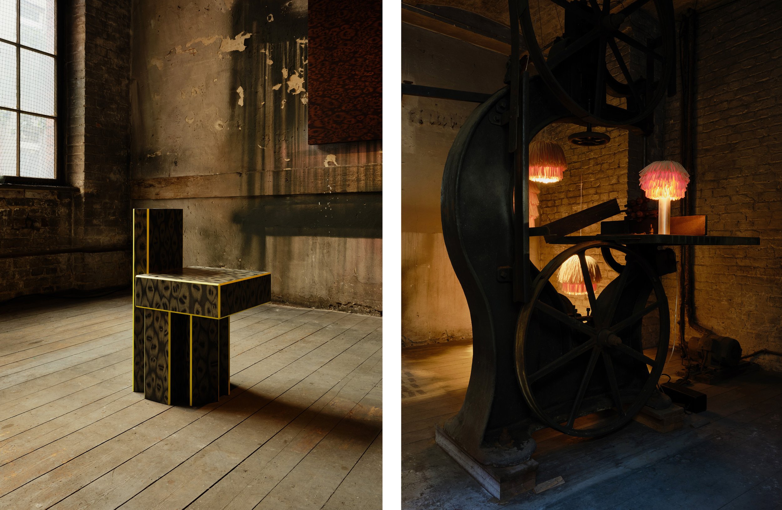 Exhibition design and furniture by llot llov at Jalousiefabrik Berlin – interior photography by Christoph Musiol