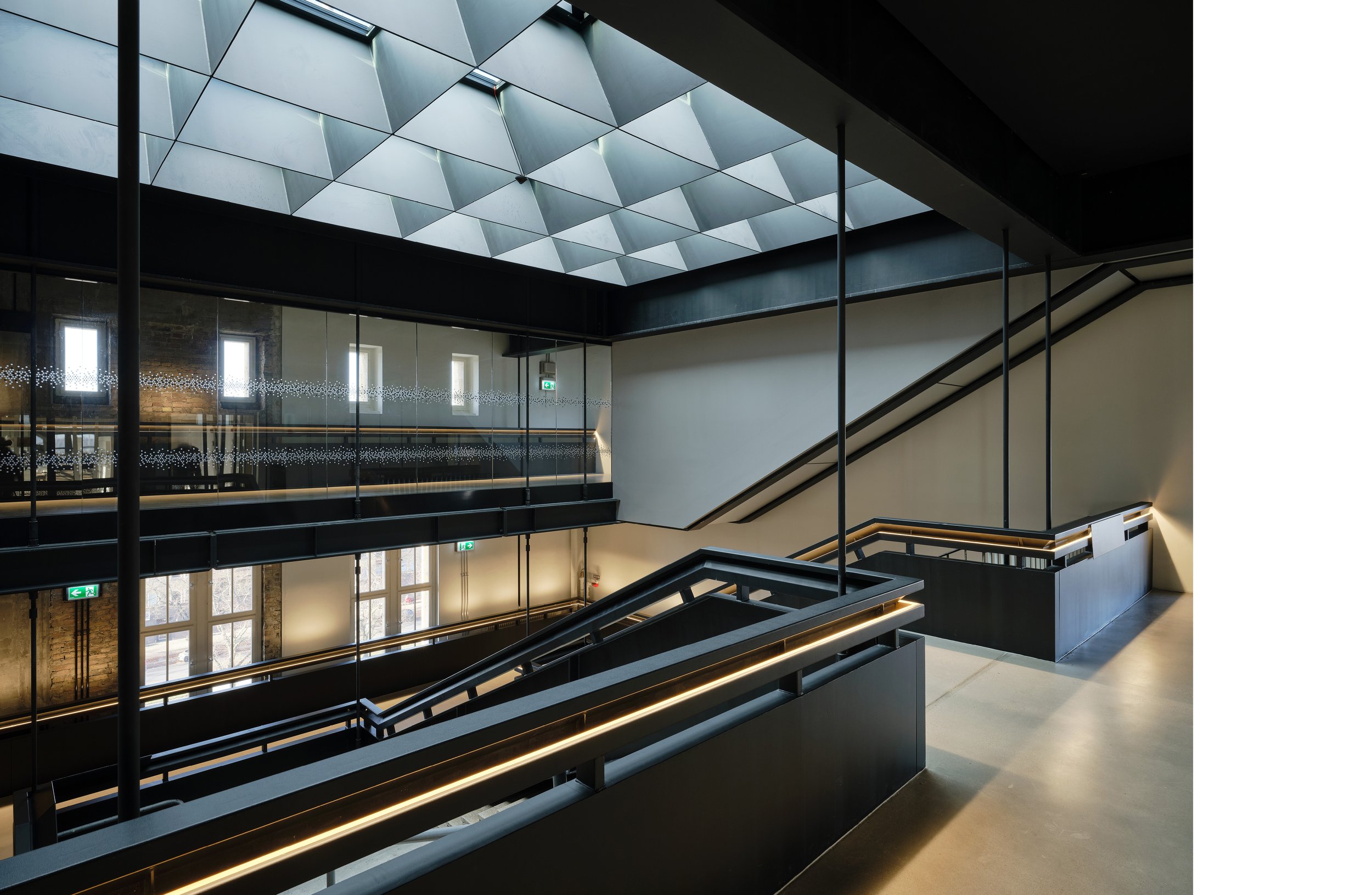 Architectural photography of the THF Tower in Berlin by Christoph Musiol