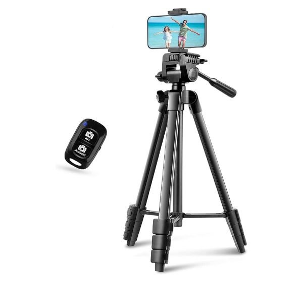 UBeesize 54'' Camera Tripod, Phone Tripods for iPhone with Bag