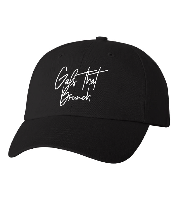 Dad Script Hat Script Logo Dad Hat | Gals That Brunch