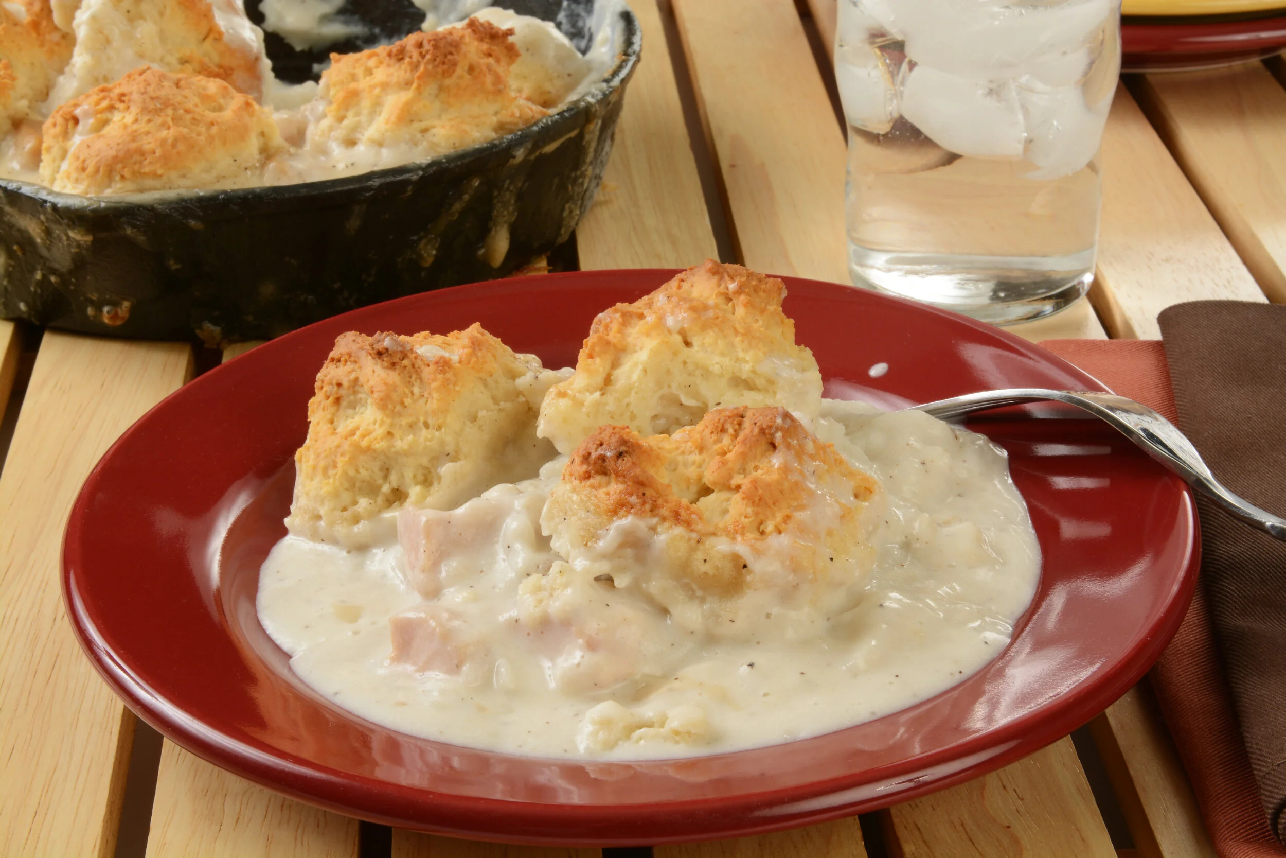 The Bite: Cheesy Biscuits & Gravy Casserole Recipe