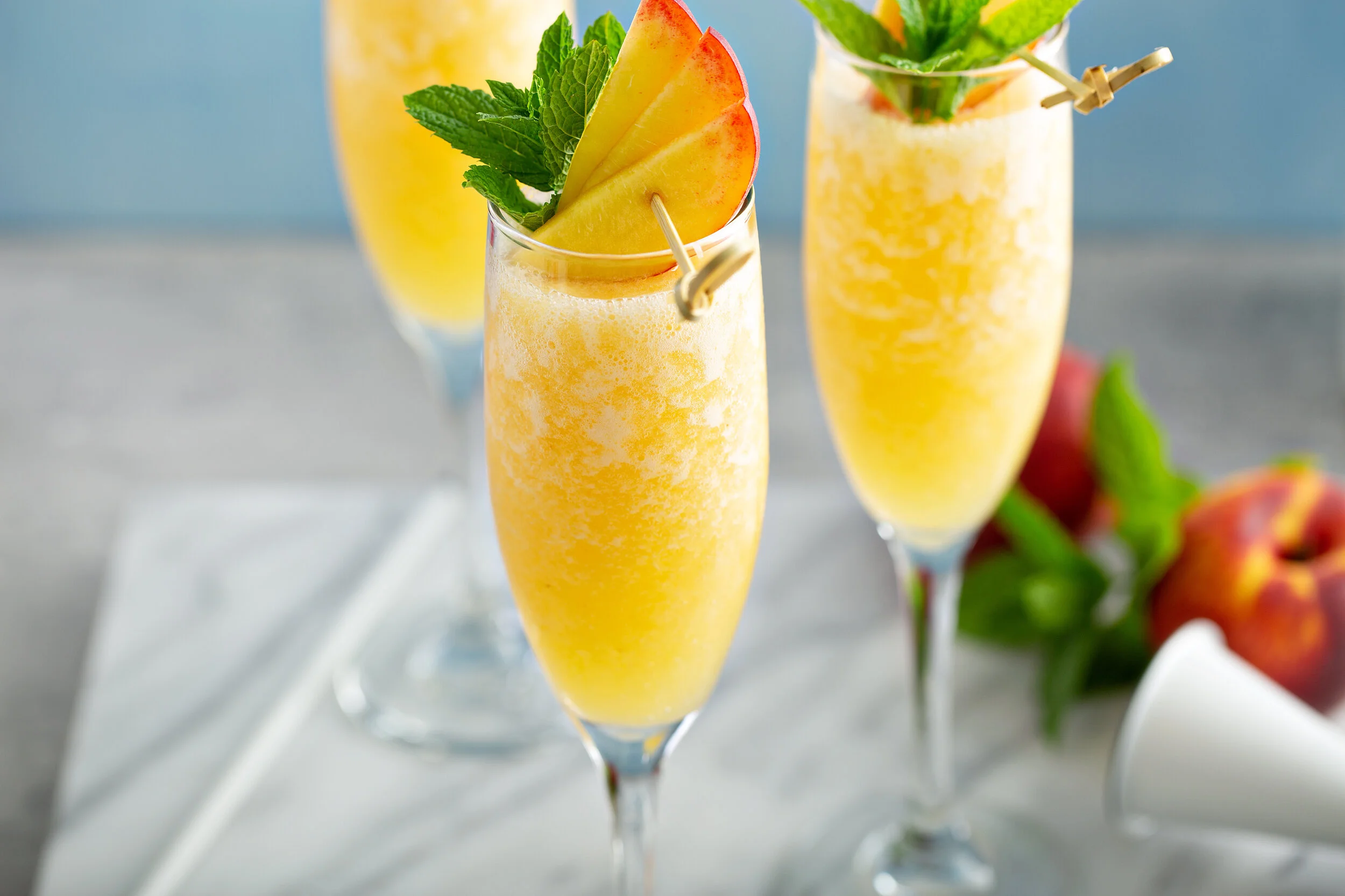 Sip With Us: Peach Bellini