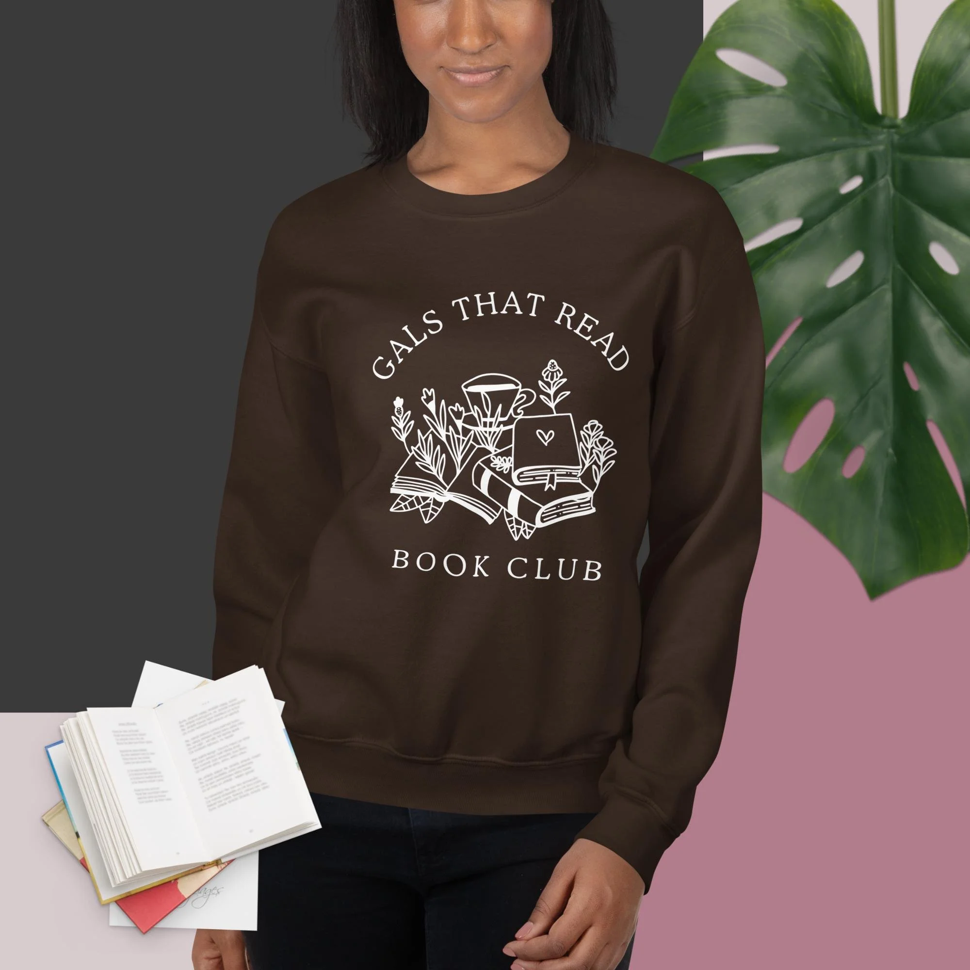 Gals That Read Book Club Crewneck Sweatshirt | Cozy Reading Sweatshirt