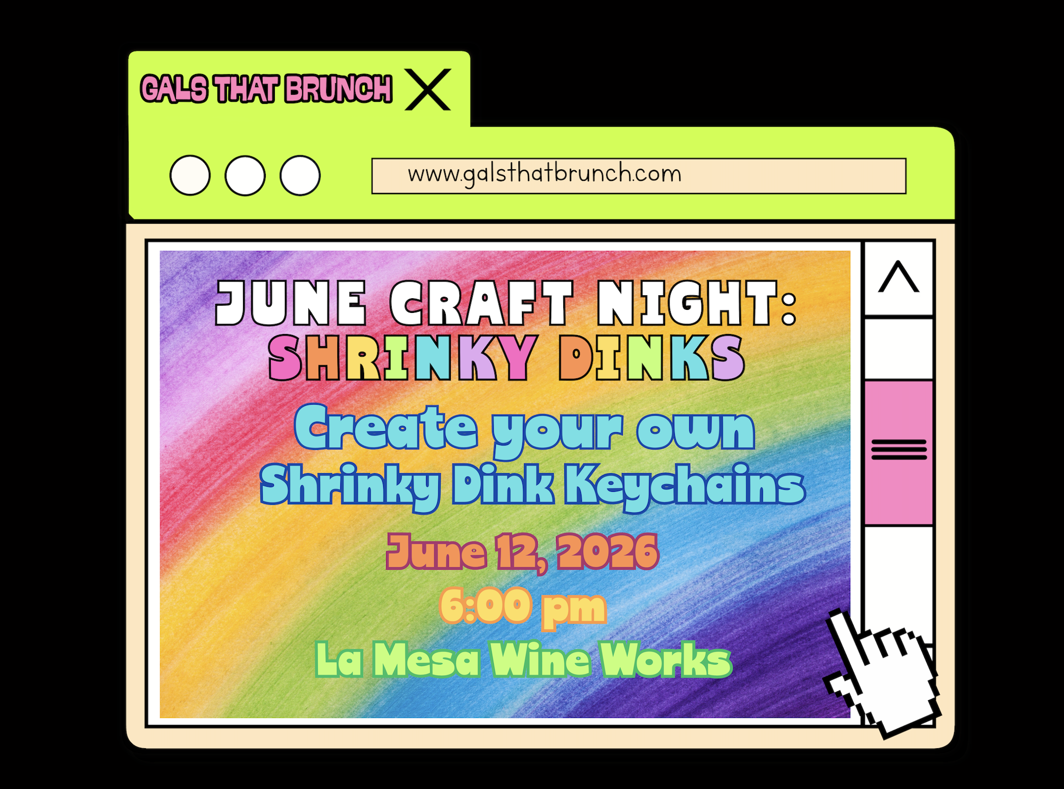June San Diego Gals That Craft: Shrink + Sip Edition (La Mesa)