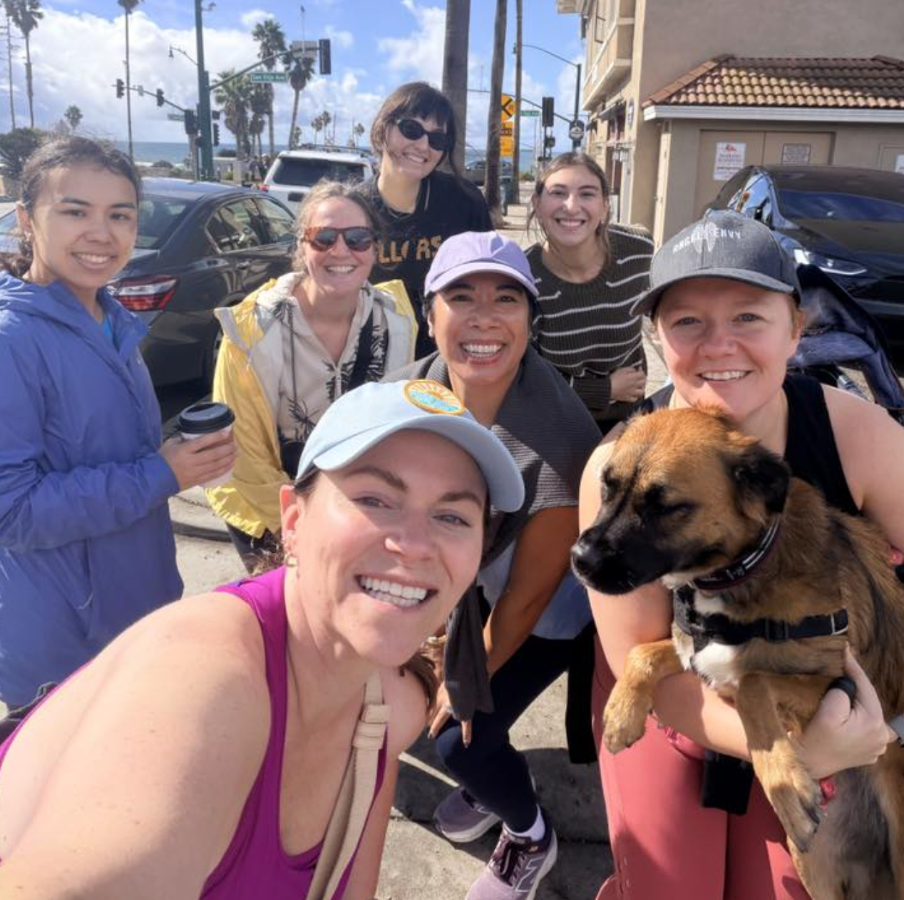 December San Diego Gals That "Hike" (Solana Beach)