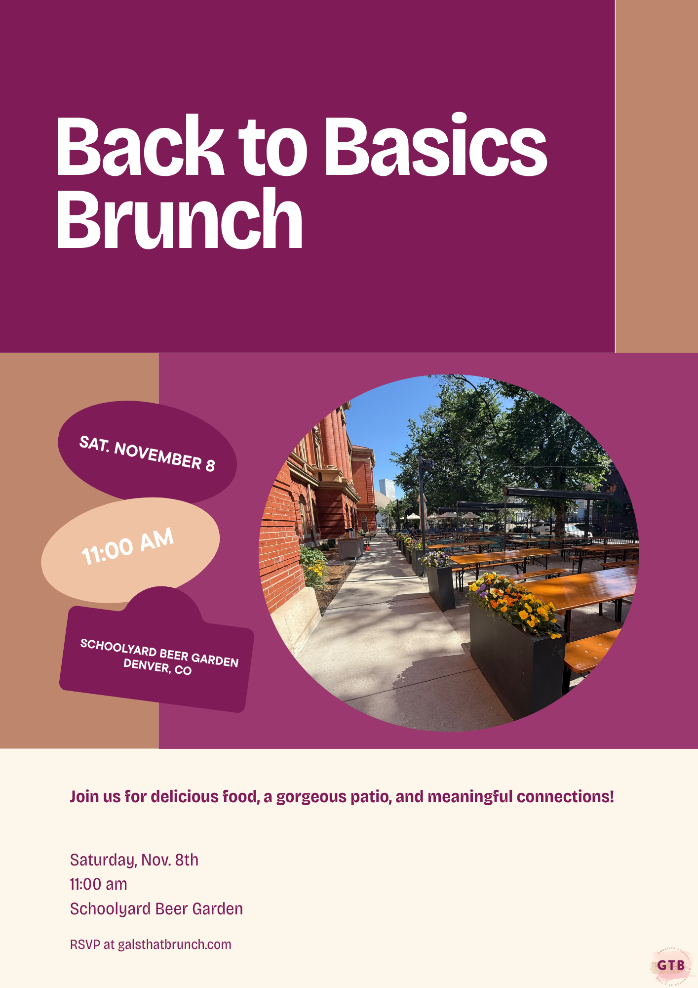 November Denver "Back to Basics Brunch"
