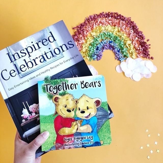 Thank you @ohshinypaperco for this photo! #togetherbearsbook #inspiredcelebrations